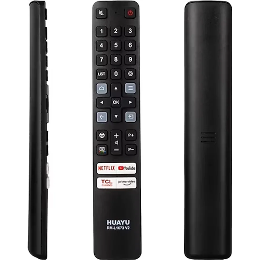 TCL RM-L1673 V2 Netflix - Prime Video - TCL Chanel - Youtube Tuşlu TCL Lcd Led TV Kumanda