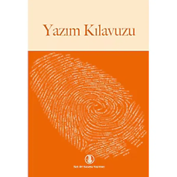 Tdk Türk Dil Kurumu Yazım(İmla) Kılavuzu Büyük Boy
