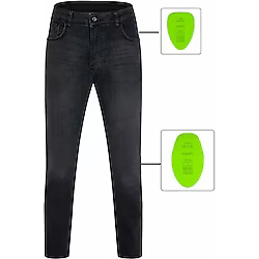 Tech 90 Vecton AD PRO Black Kevlar Cordura Motosiklet Pantolonu