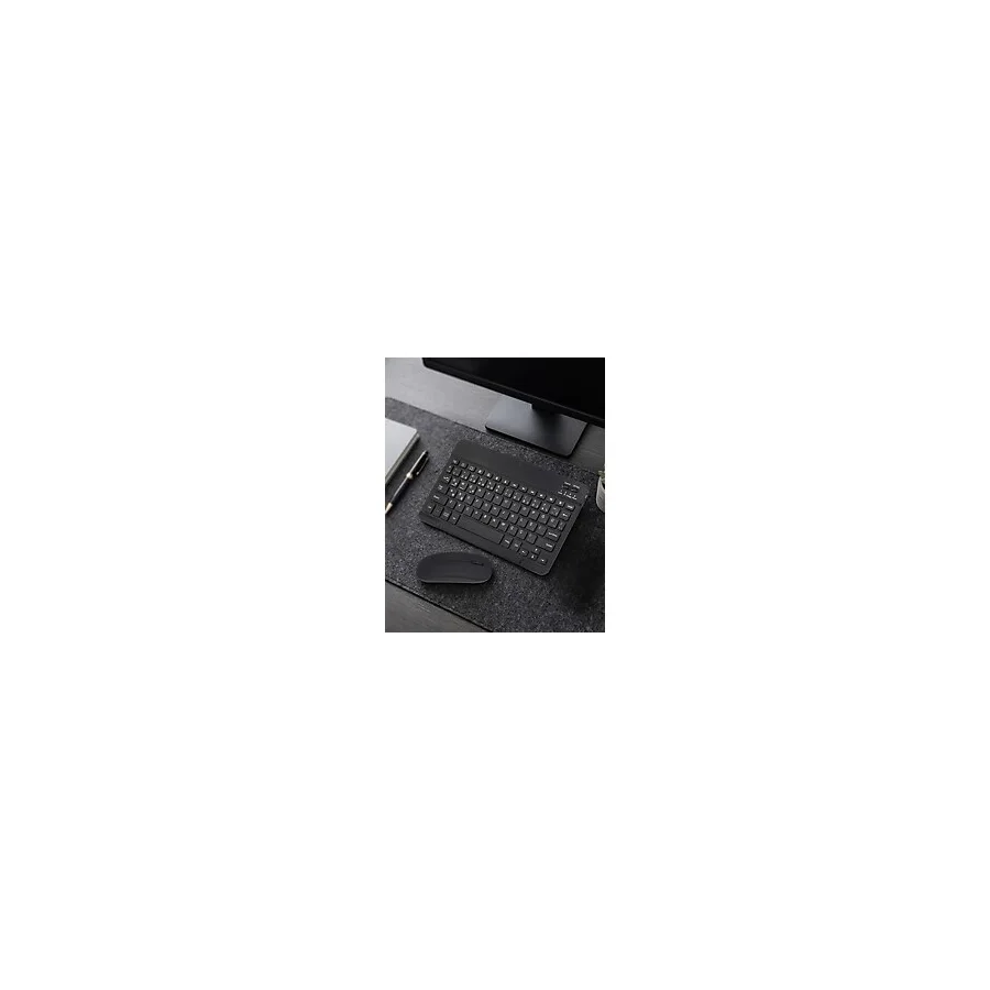 Tech Butiq Bluetooth Klavye Mouse Seti Taşınabilir Wireless Bilgisayar Aksesuarı - Adaçayı