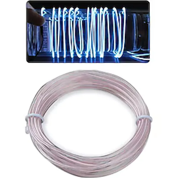 Techmaster Araç Içi Torpido Şerit Ledi Renkli Ip Neon Led 2 Metre Beyaz
