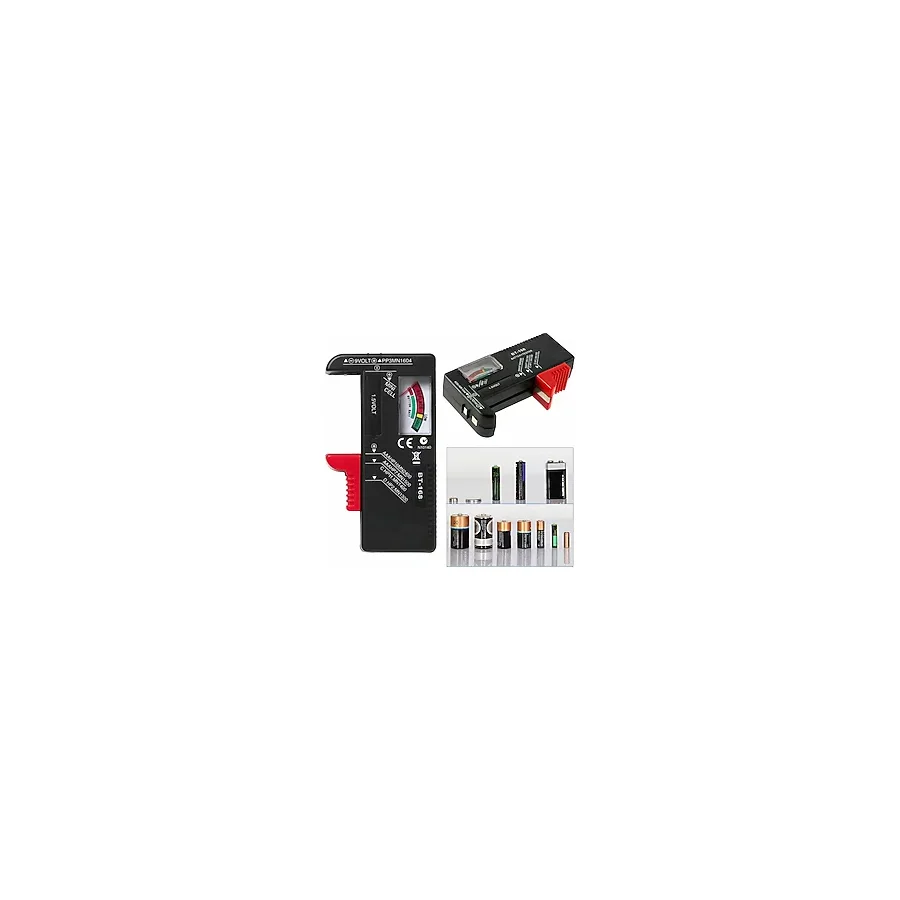 Techmaster Tme 9 Volt Pil Test Cihazı Kapasite Ölçüm Cihazı Analog Kullanım Tipi ile Doldurulabilir Batarya