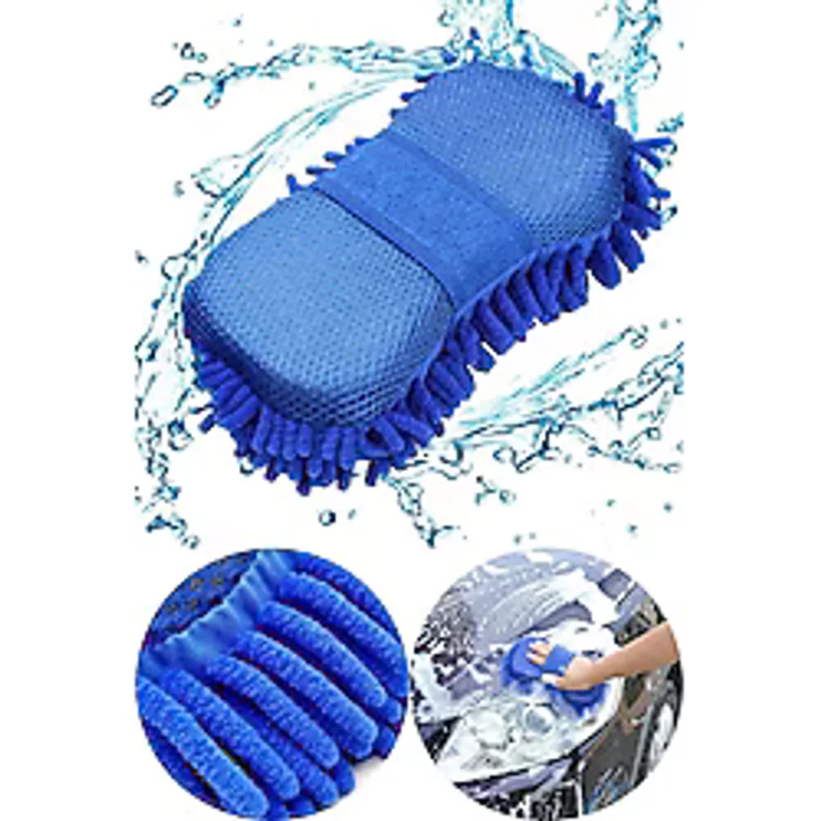 Technojet Mikrofiber Araba Yıkama Eldiveni Süngeri Temizleme Oto Bakım Yıkama Bezi Havlu