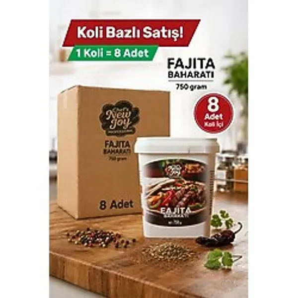 Techroid Fajita Baharatı 750 G x 8 Adet - 1 Koli (Koli Bazlı Avantaj Paketi)