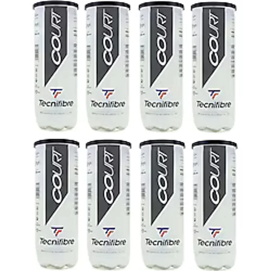 Tecnifibre Court 3'Lü 8 Kutu Tenis Topu