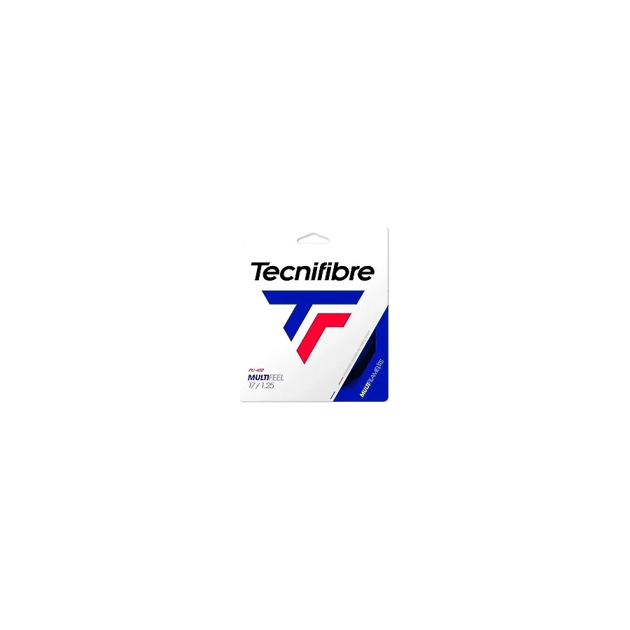 Tecnifibre Multifeel 17/1.25 Siyah Tekli Kordaj 02GMU125XB