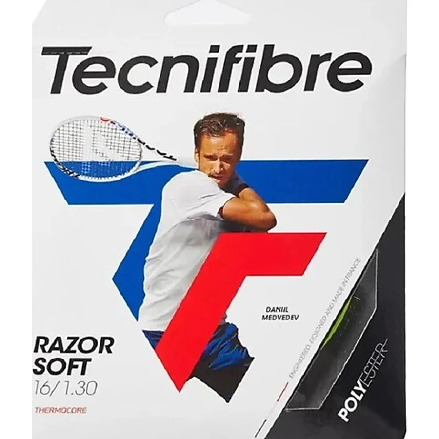 Tecnifibre Razor Soft 16/1.30 Lime Tekli Kordaj 04GRAS130L