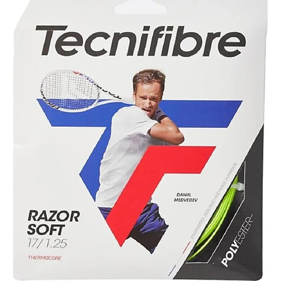 Tecnifibre Razor Soft 17/1.25 Lime Tekli Kordaj 04GRAS125L