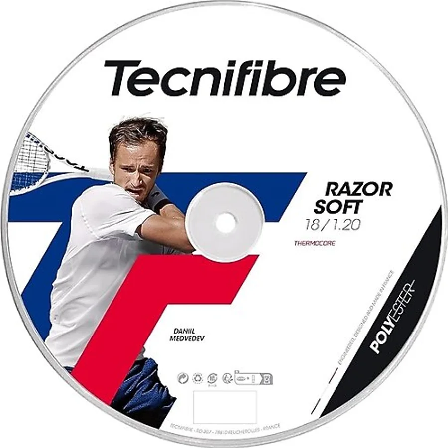 Tecnifibre Razor Soft Karbon 18/1.20 200M Rulo Kordaj 04Rras120n
