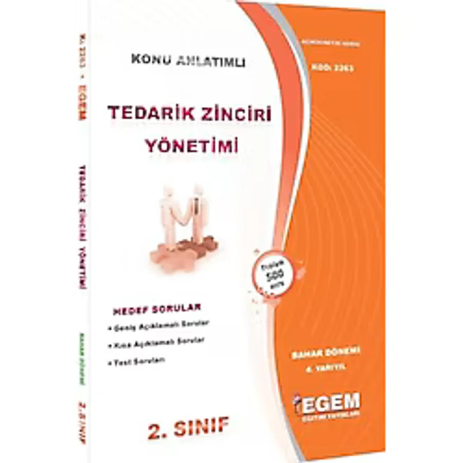 Tedarik Zinciri Yönetimi (Bahar Dönemi) Konu Anlatımlı Soru Bankası / 9786054739653