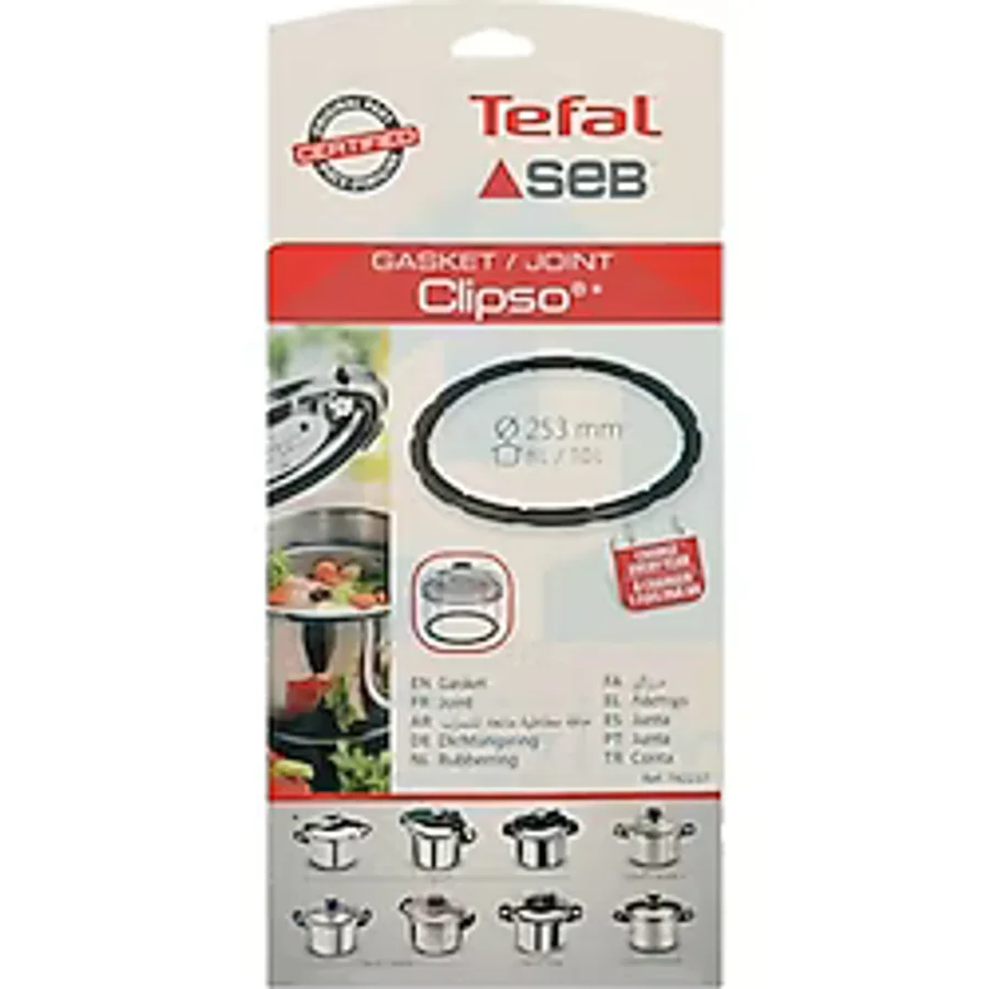 Tefal Clipso Düdüklü Conta 8 lt 10 lt İçin 253 mm Siyah Renk Yedek Parça