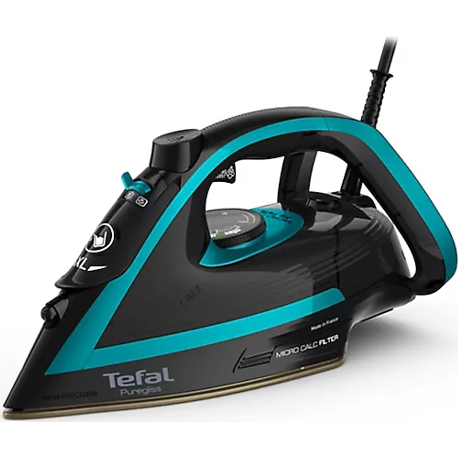 Tefal FV8066 Puregliss 3000 W Siyah Buharlı Ütü