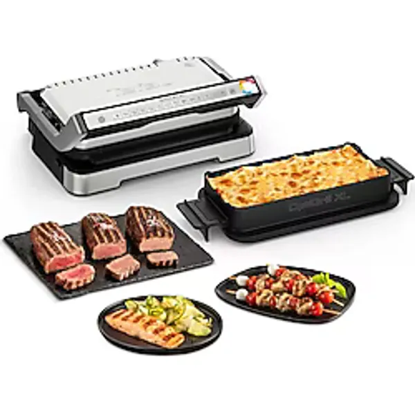 Tefal Optigrill 4'Ü 1 Arada Xl Kontaklı Izgara, Fırın Tepsili, Katlanabilir, Masa Izgarası, 12 Program, Pişirme Seviyesi Göstergesi, Elektrikli Izgara, Fırın, Gc784d10