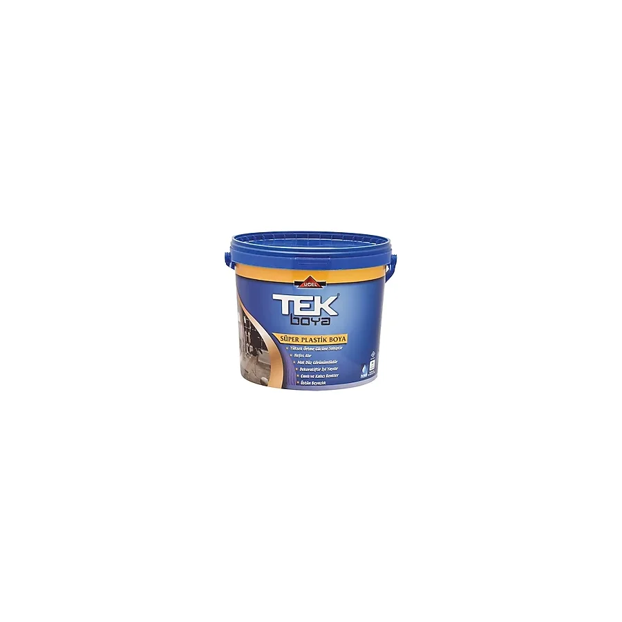 Tek Boya Tek Süper Plastik Boya Bayrak Kırmızı 7.5 lt