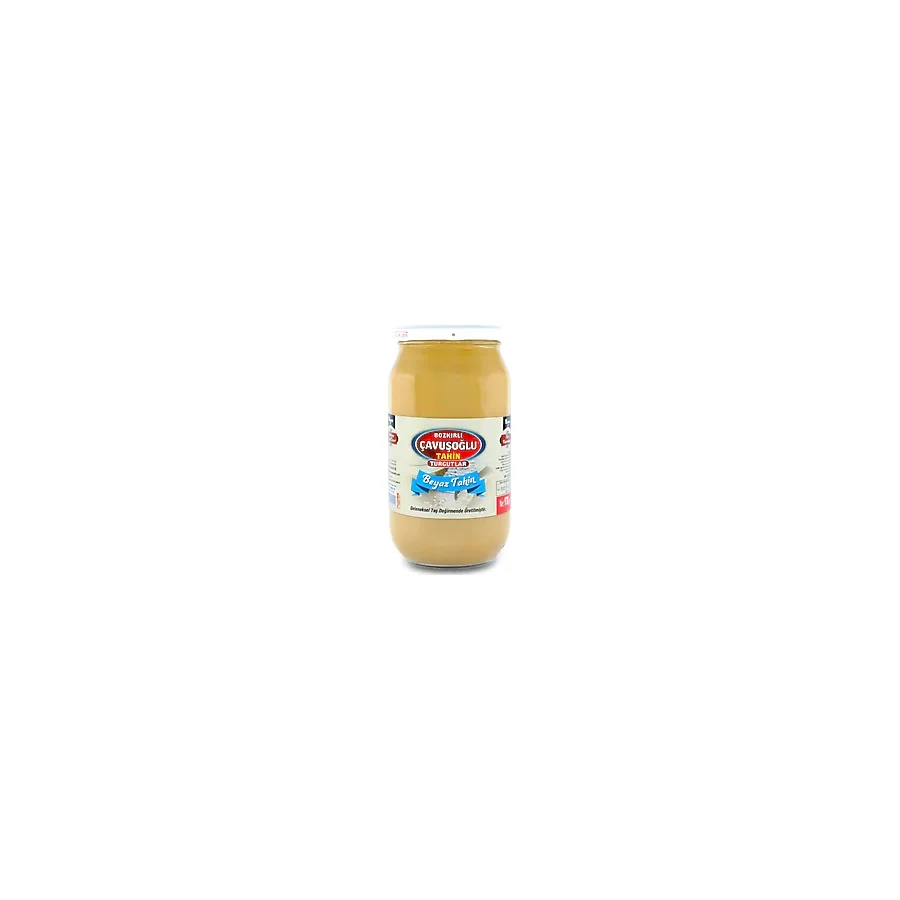 Tek Kavrulmuş (Çiğ) Beyaz Tahin Cam Kavanoz 930g
