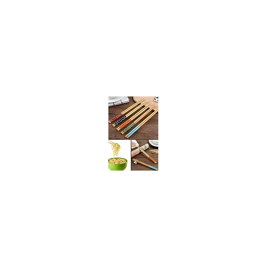 Tek Kullanımlık Bambu Chopstick Erişte, Suşi, Yemekleri İçin Ahşap Yemek Çubukları Kore Çin Tek Kullanımlık Bambu Chopstick Ayrı Ayrı Ambalajlı - 21 cm