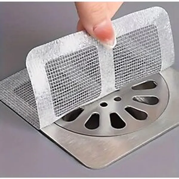Tek Kullanımlık Banyo, Yapışkanlı Mutfak Evye, Saç Kıl, Gideri Süzgeci Ve, Çöp Ayırıcı Seti, Tutucu 10 Adet - Çok Renkli