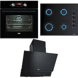 Teka Chef 5 Siyah Ankastre Set (Gbe 64002 Ocak/Hak 625 Fırın/Atv 60.3 M Davlumbaz)