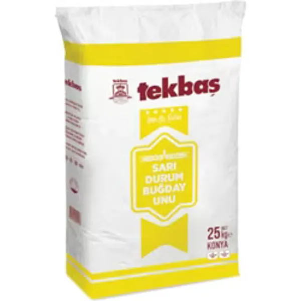 Tekbaş 25 kg Sarı Durum Buğday Unu