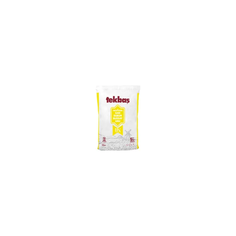 Tekbaş 5 kg Sarı Durum Buğday Unu