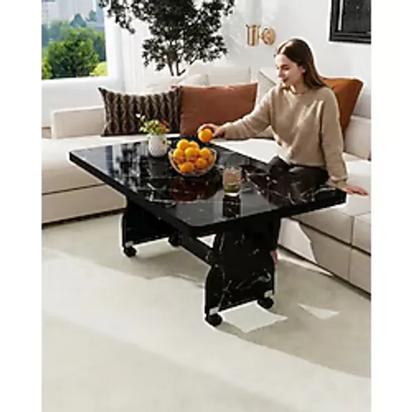 Tekerlekli Orta Sehpa Orta Masa Balkon Mobilyası
