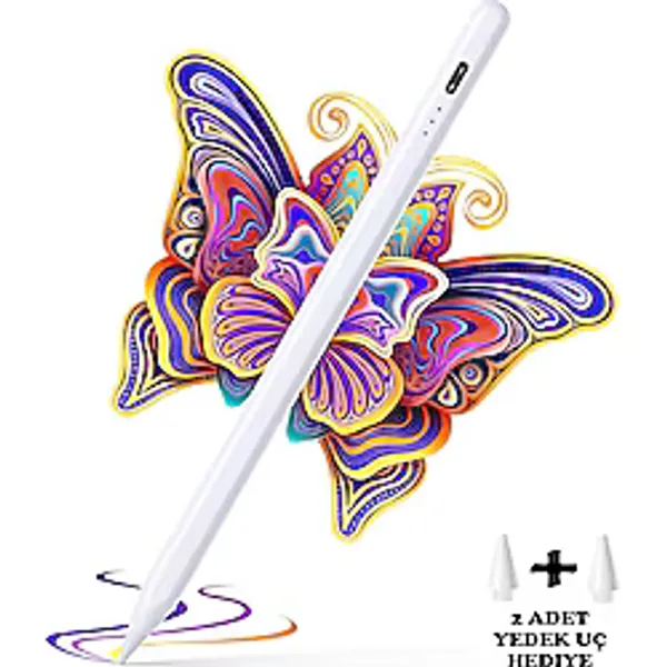 TEKNETSTORE Ipad 10.9 10.nesil Uyumlu Avuç Içi Reddetmeli Dokunmatik Kalem Çizim Yazı Kalemi A2696 A2757 A2777