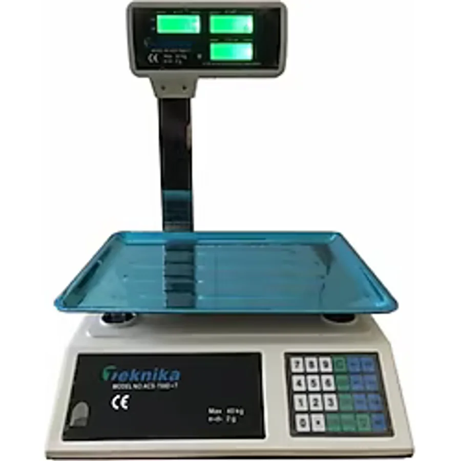 Teknika 40 Kg Kollu Çift Ekranlı Boyunlu Elektronik Terazi