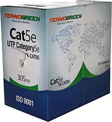 TeknoGreen TK-CAT05 CCA 305 m CAT5E Network Kablosu