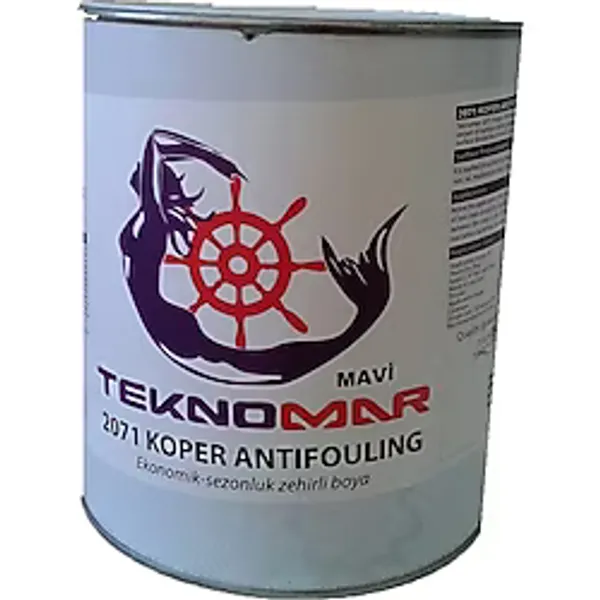Teknomar 2071 Bakır Esaslı Zehirli Boya 1kg Mavi