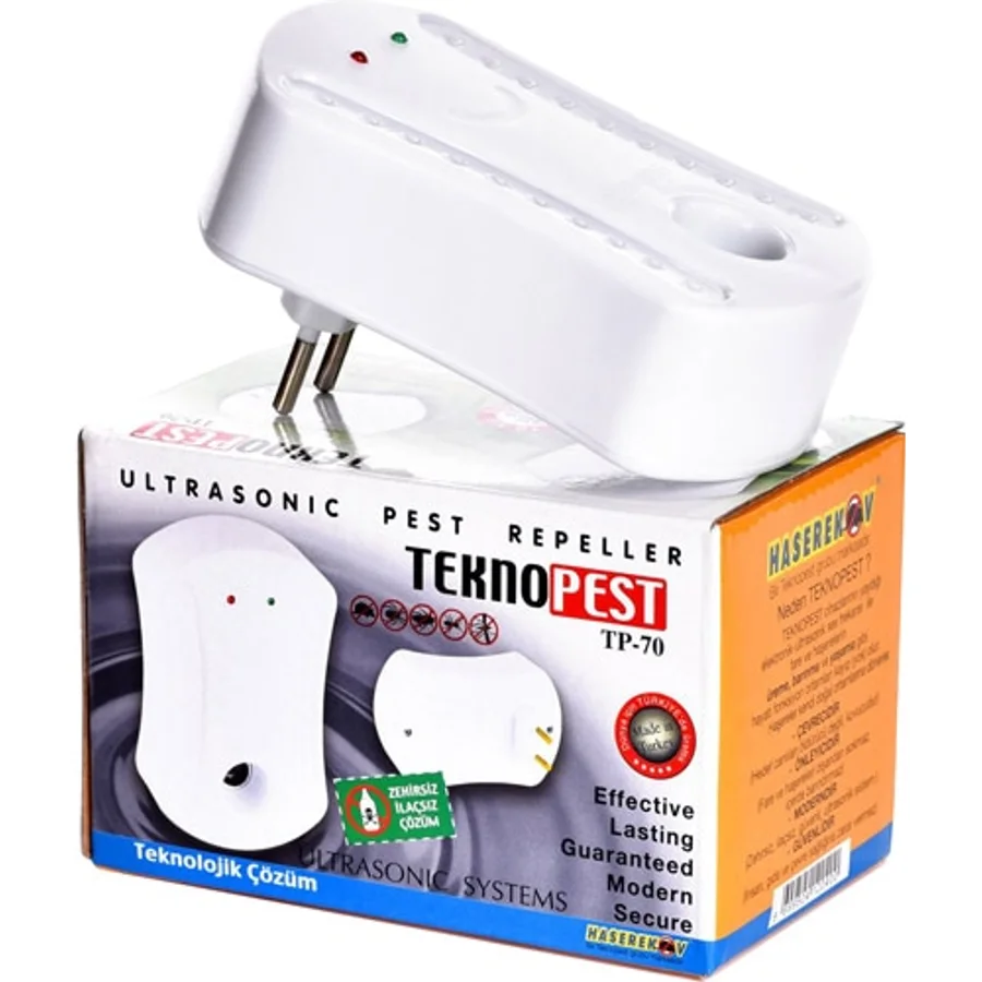 Teknopest Tp-70 Ultrasonik Fare Sinek Ve Haşere Kovucu