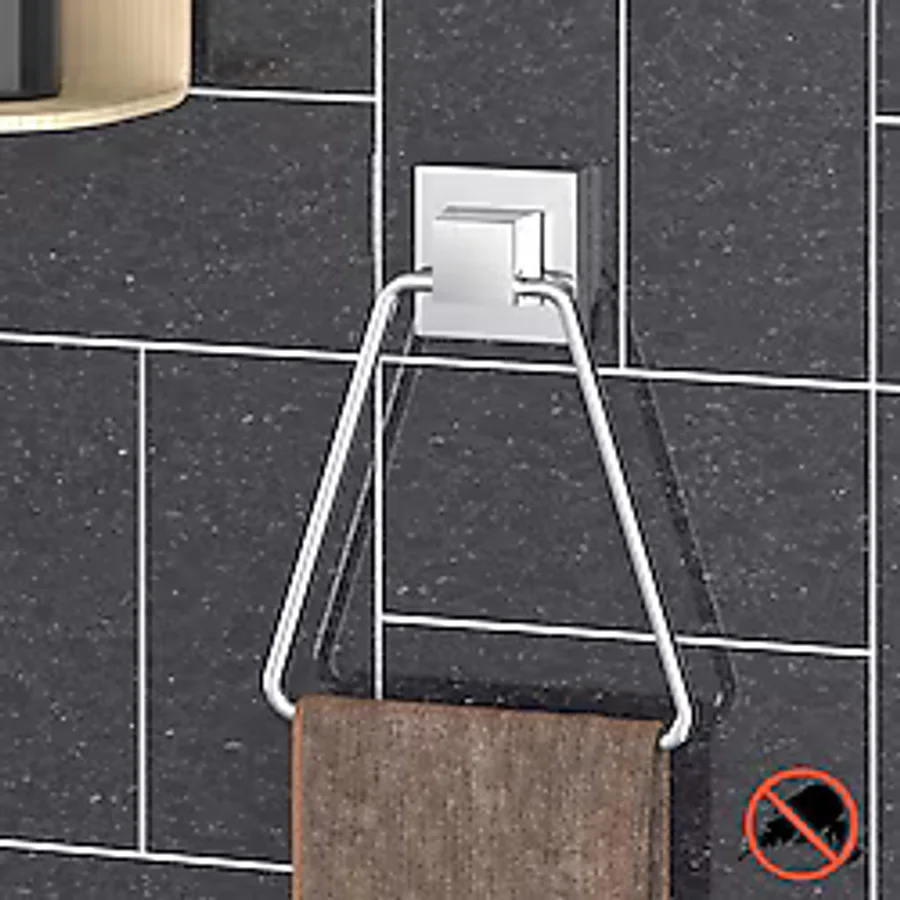 TEKNOTEL easyFIX YAPISKANLI ÜÇGEN HAVLULUK KROM EF233