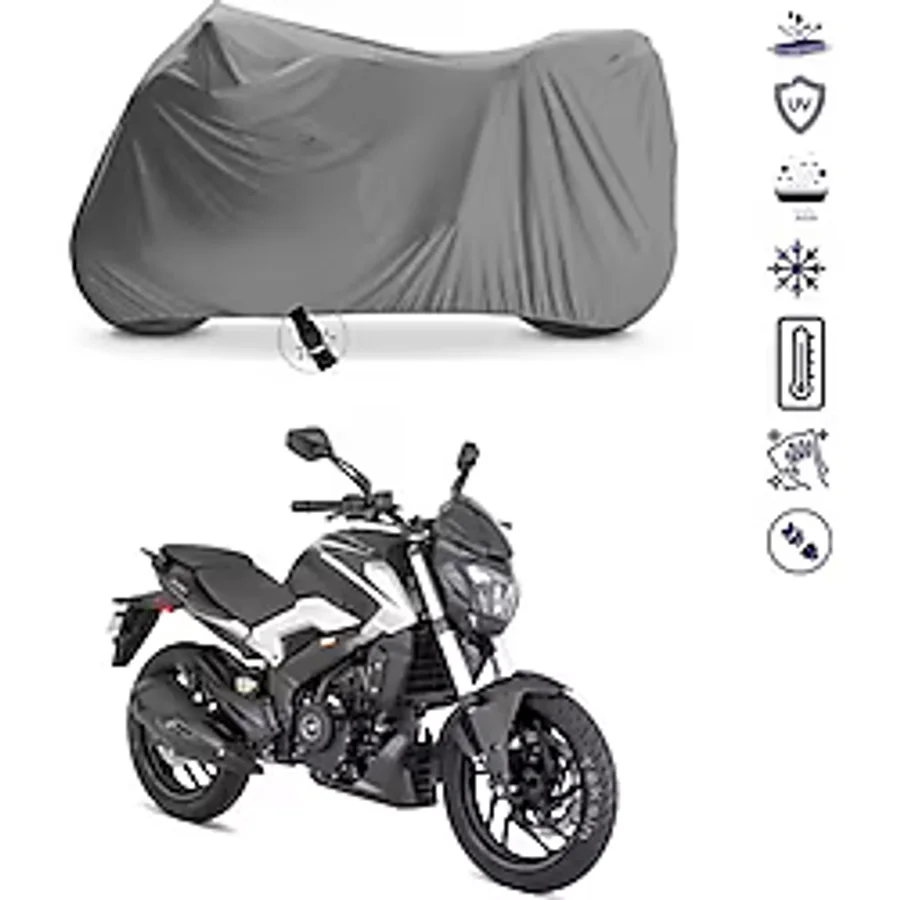 Teksin Bajaj Dominar 250 D Çantalı Motosiklet Brandası 4 Mevsim Su Geçirmez Motor Brandası