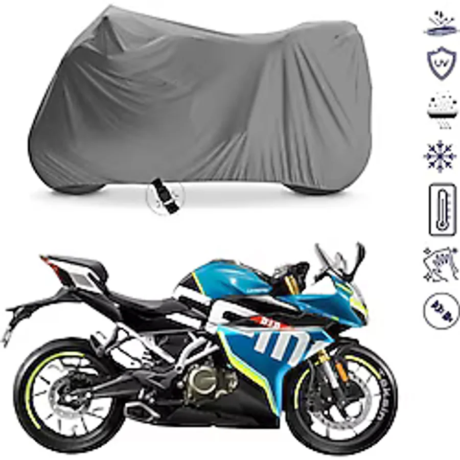 Teksin CF Moto 250SR Çantalı Motosiklet Brandası 4 Mevsim Su Geçirmez Motor Brandası