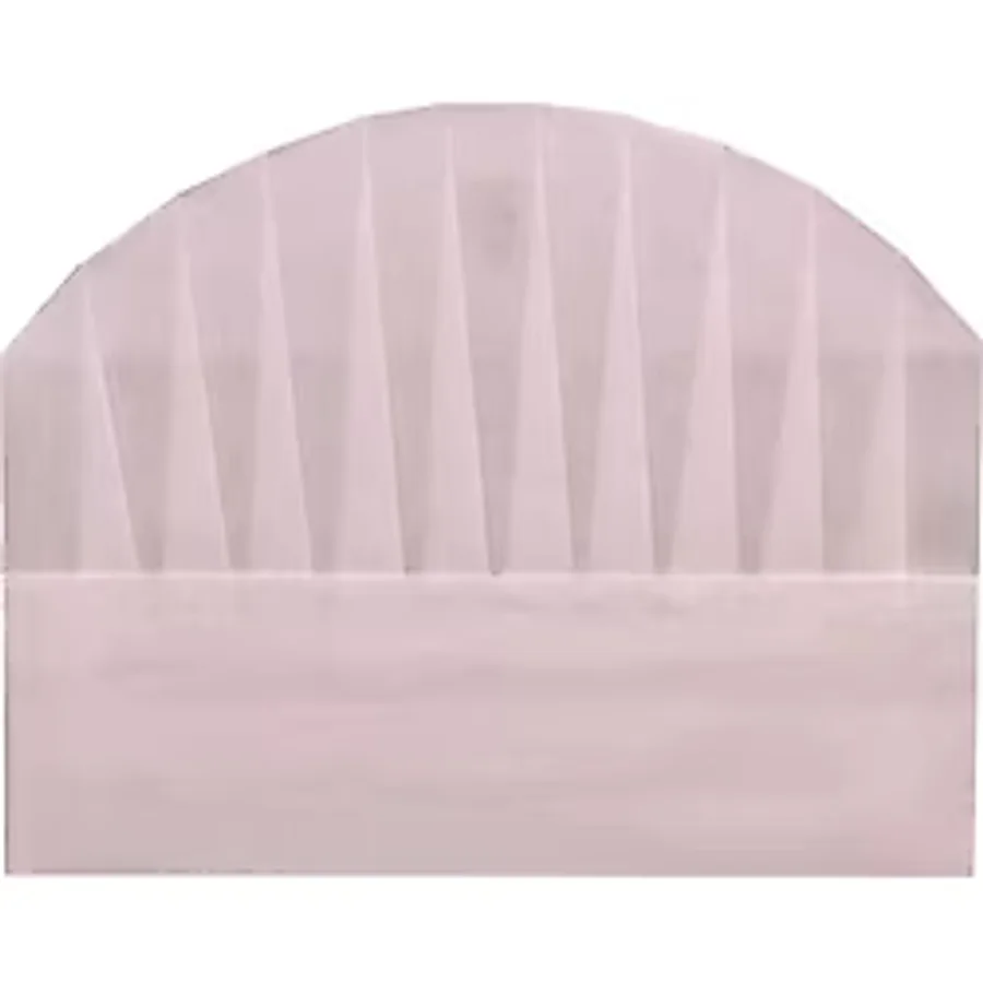 Tela Aşçı Kepi 23 cm. Beyaz 100 Adet