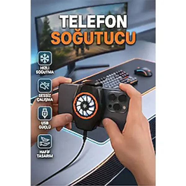 Telefon Soğutucu Fan Cep Telefonu Radyatör Soğutma Aksesuarı