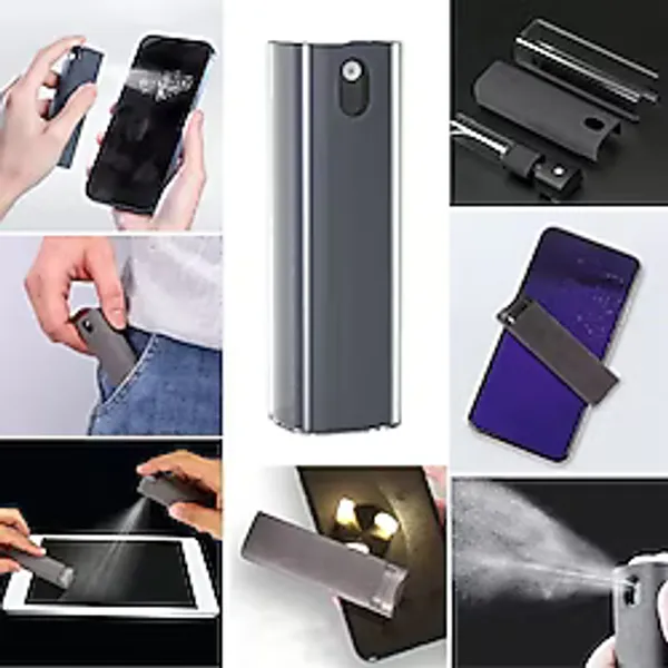 Telefon,Tablet Ekranı İçin Kendiliğinden Spreyli Ekran Temizleme Süngeri