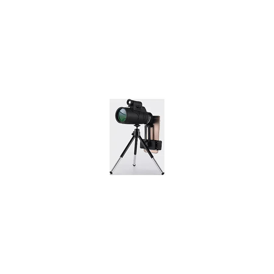 Teleskop Dürbün BAK4 50x60 Tripod Telefon Klip Pusula Lazer Fener