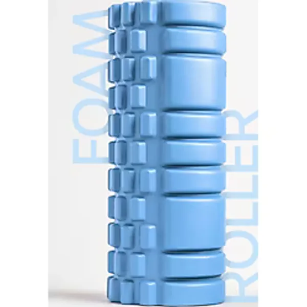 Telvesse Yüksek Yoğunluklu Pilates Köpük Masaj Rulosu - Hafif ve Dayanıklı Foam Roller Mavi