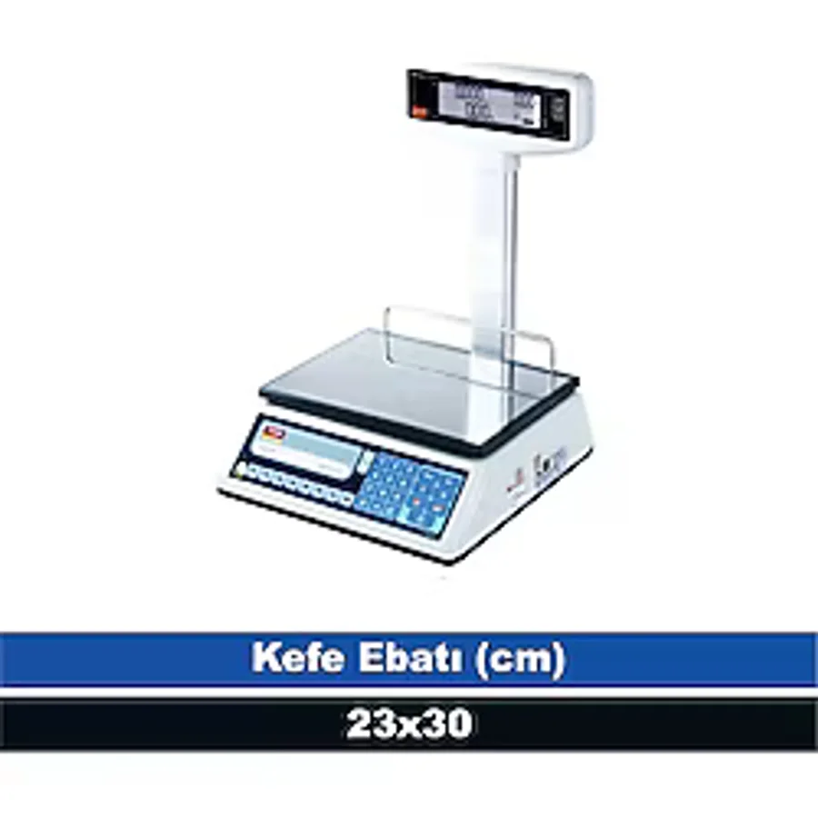 Tem Ege 30 kg 5 gr Hesaplamalı Terazi (Onaylı)