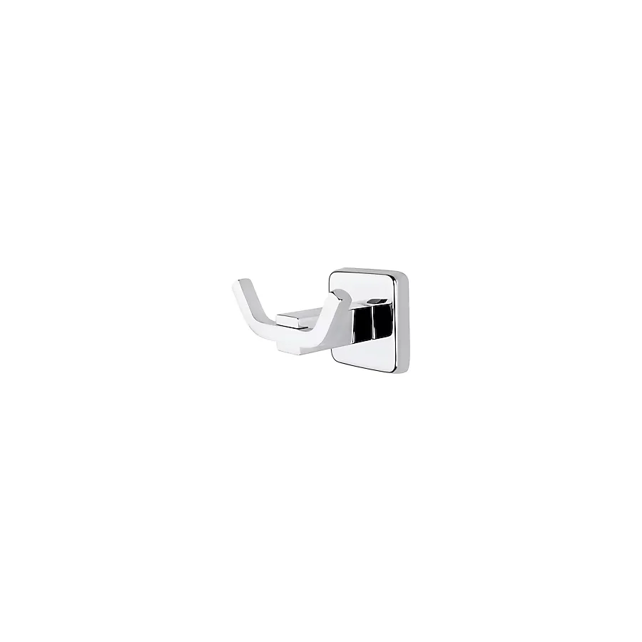 Tema Lüx Kare Plus 2 Li Askı Banyo Havlu Askısı Bornozluk Krom