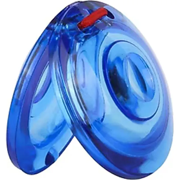 Temel Plastik Kastanyet El Perküsyon Aleti Mavi 5.5 cm