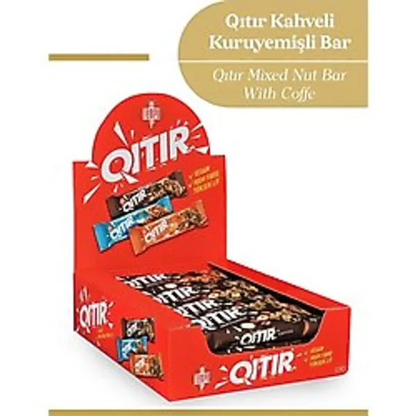 Tempo Şekerleme Kahveli Kuruyemişli Bar 30 g X 12 Adet