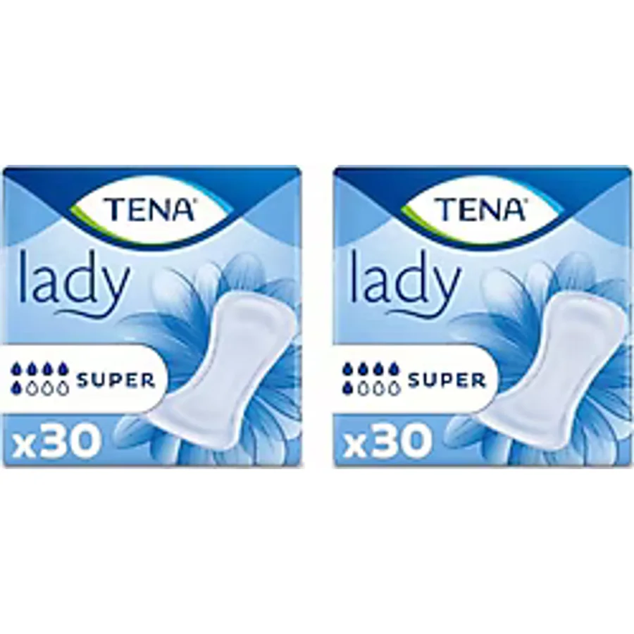 Tena Lady Süper 5 Damla 30'lu 2 Adet Kadın Mesane Pedi