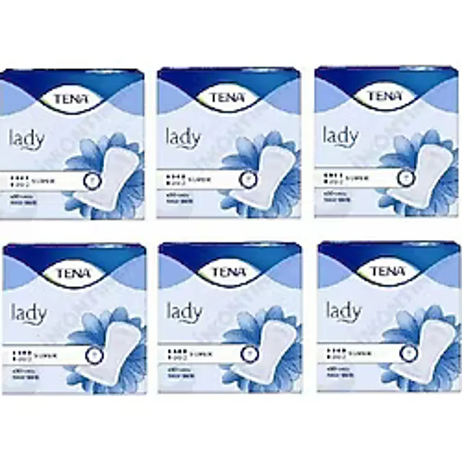 Tena Lady Süper 7 Damla 30'lu 6 Adet Kadın Mesane Pedi