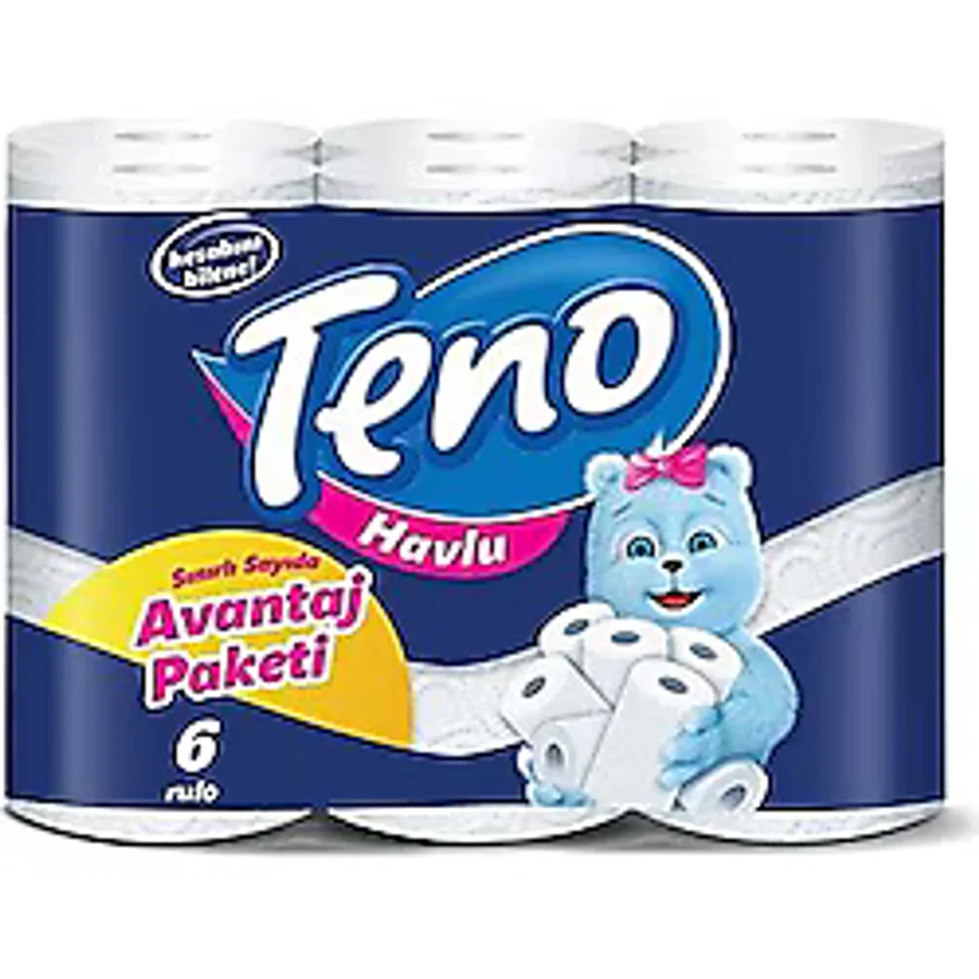 Teno Dev 6'lı Kağıt Havlu