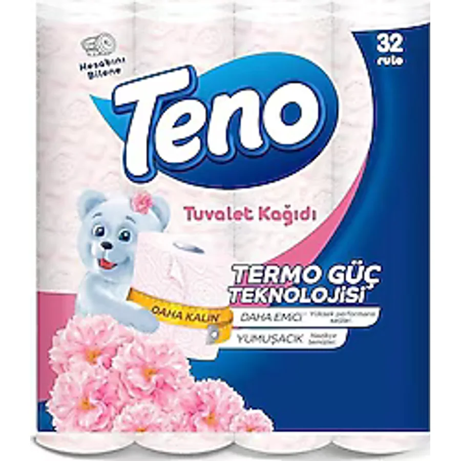 Teno Pudra Kokulu 32'li Tuvalet Kağıdı