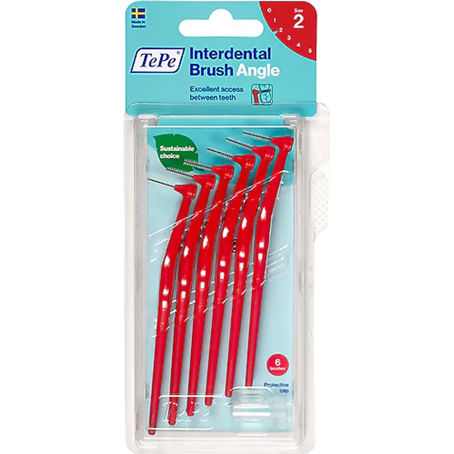 Tepe Angle Kırmızı 0.5 mm 6'lı Arayüz Fırçası