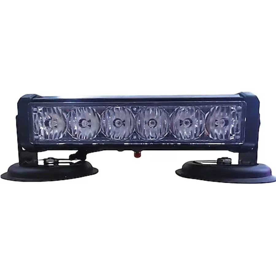 Tepe Cakar Lamba Miknatisli Vantuzlu 21 Fonksiyonlu 15,5Cm 6 Ledli Kirmizi-Mavi Usb-Fis Sarjli-Kumandali Adet / Lapa118-2