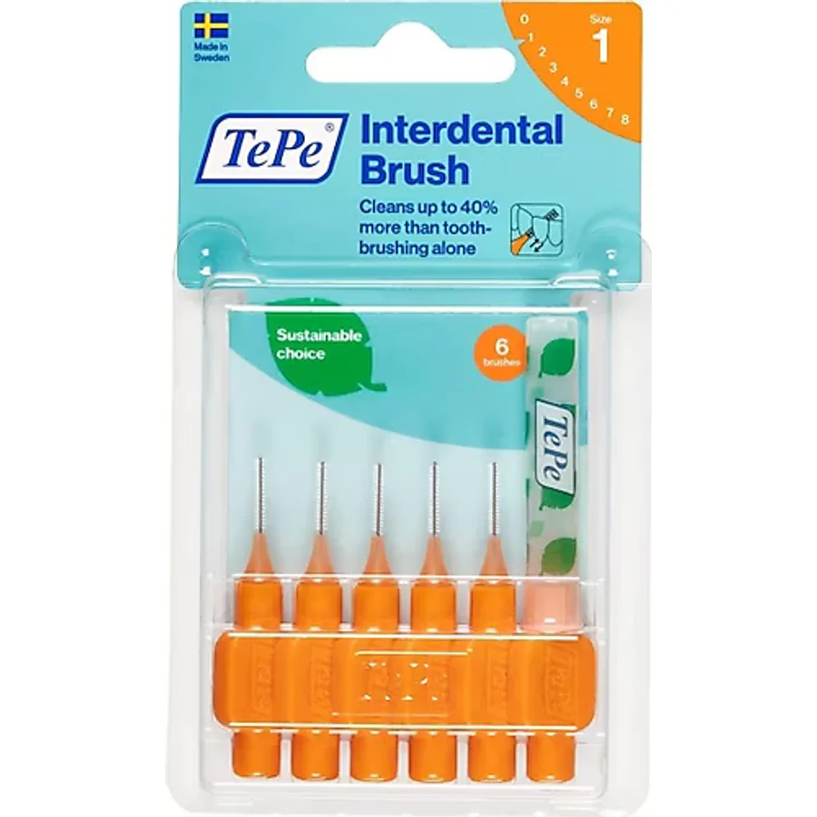 Tepe Extra Soft Turuncu 0.45 mm 6'lı Arayüz Fırçası