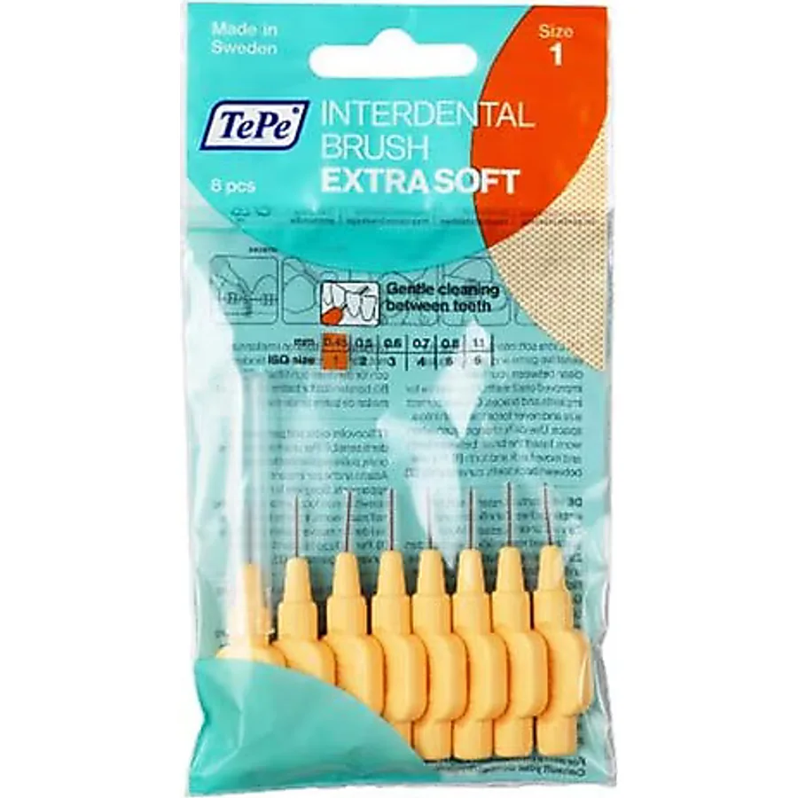 Tepe Extra Soft Turuncu 0.45 mm 8'li Arayüz Fırçası